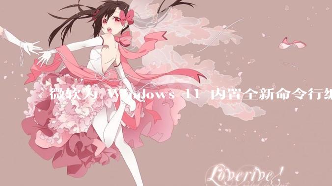 微软为 Windows 11 内置全新命令行编辑器 Edit，开源且轻巧，这款工具的推出是否有必要？